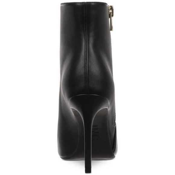 I.N.C. International Concepts Womens Sarishaa Zip Booties Black Size 9.5M NWOB - Picture 3 of 5